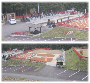 バリアフリーの樹木葬のお墓